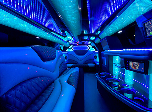 limo bus interiors